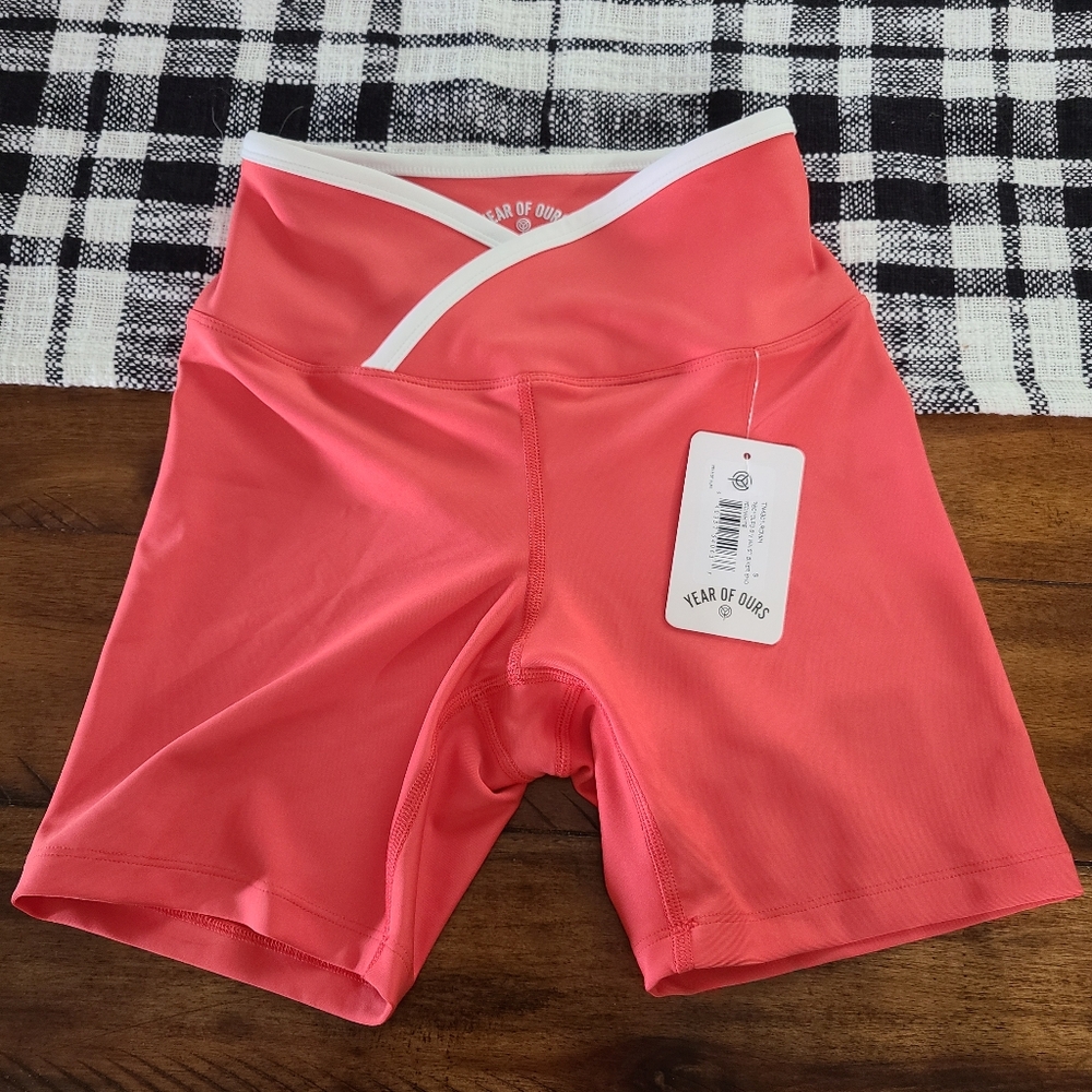 Year of Ours Coral Bike Shorts